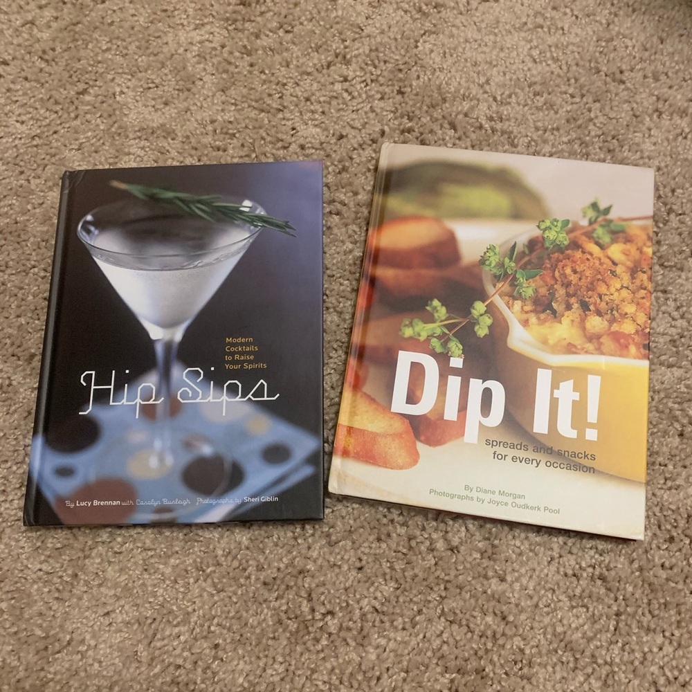 "Hip Sips" and "Dip It" books